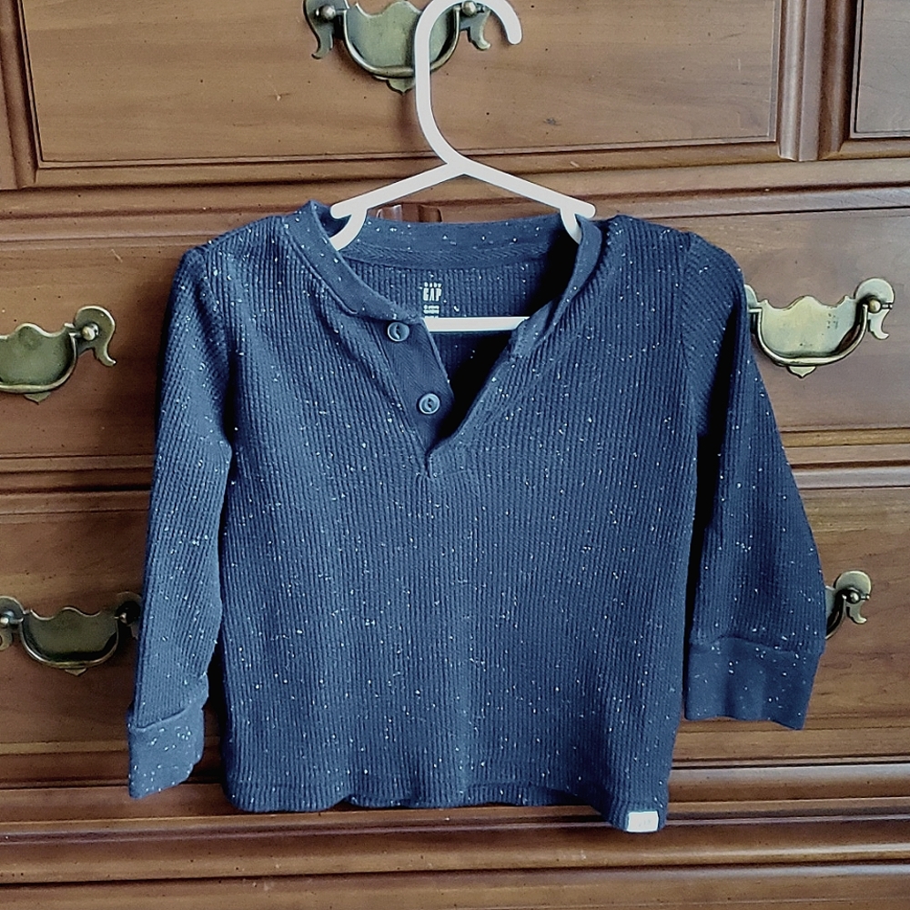 Dark Blue Long Sleeve Shirt